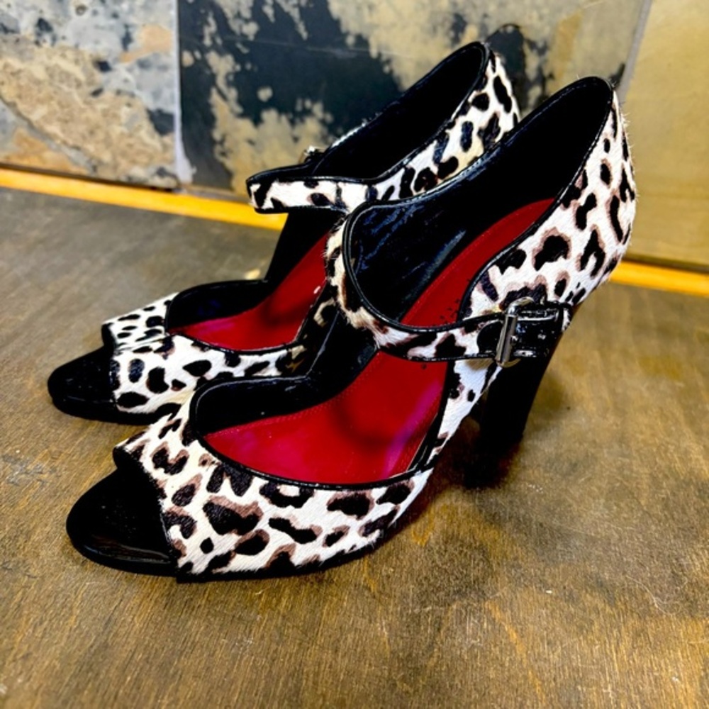 Leopard Print Women's Heels
